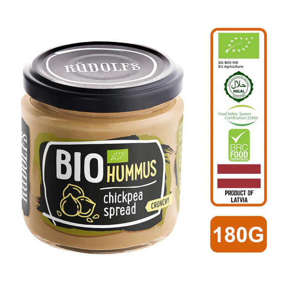 Rudolfs Crunchy Hummus Vegetable Spread