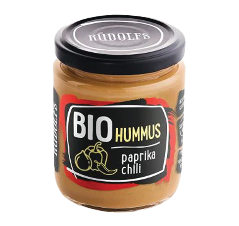 Rudolfs Organic Hummus With Paprika & Chili