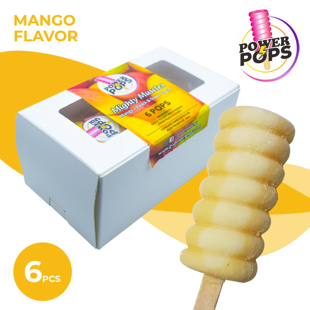 Mighty Muscles Mango And Peach Yogurt Pops