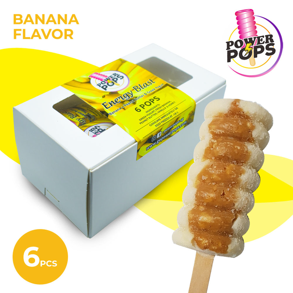 Energy Blast Banana And Peanut Butter Yogurt Pops