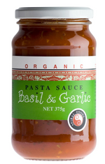 Organic Basil and Garlic Pasta Sauce