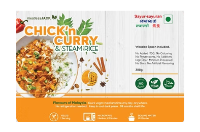 Chick'n Curry & Steamed Rice