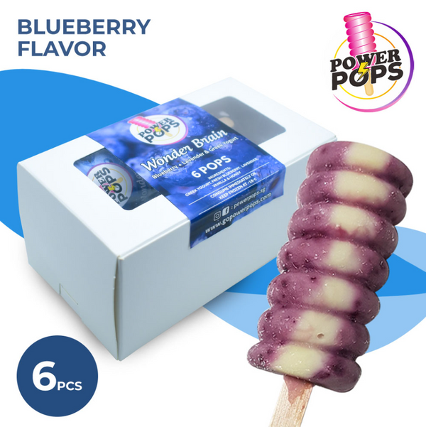 WONDER BRAIN BLUEBERRY AND LAVENDER YOGURT POPS