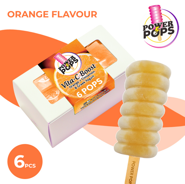 Vita C-Boost Orange And Cinnamon Yogurt Pops