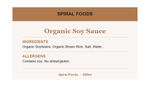Organic Soy Sauce - Ingredients and Allergens
