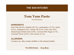 Tom Yum Paste - Ingredients and Allergens