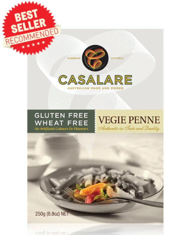 VEGIE PENNE PASTA (GLUTEN FREE)