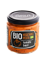 Rudolfs BIO Vegetable Pesto Tomato Basil jar